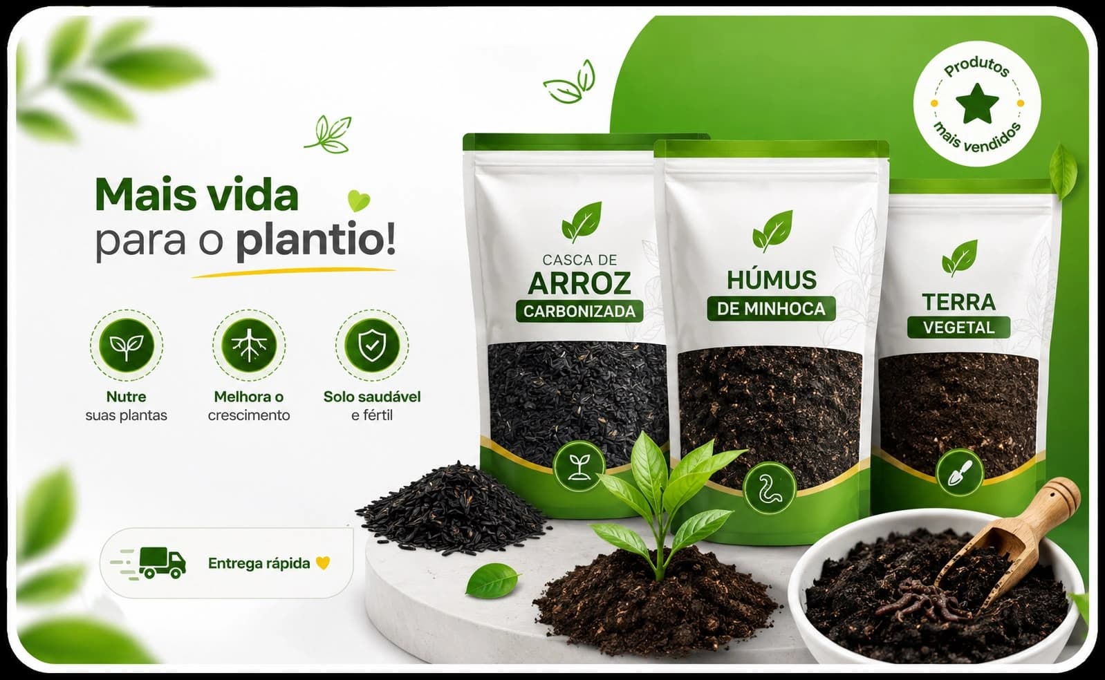 Vida para a sua planta
